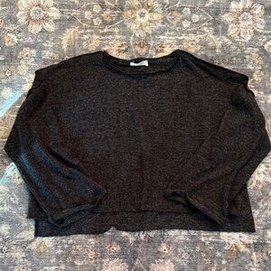Dark Gray Cropped Sweater